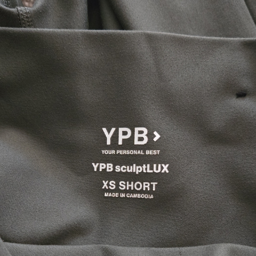 YPB SculptLux Green Leggings Crop XS Short - Picture 4 of 4
